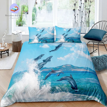 Housse de Couette Dauphin Saut